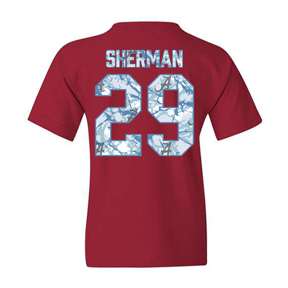 Alabama - NCAA Football : Nick Sherman - Hydrobama™ Youth T-Shirt-1