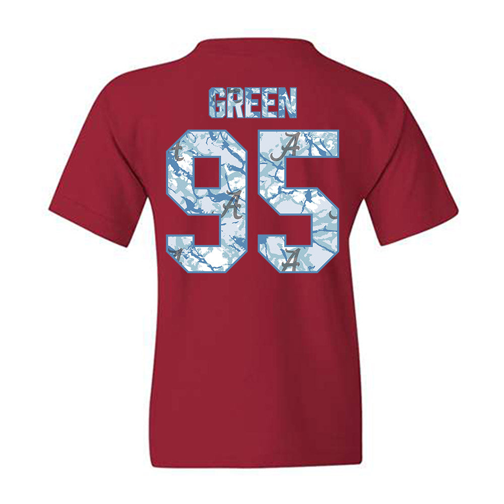 Alabama - NCAA Football : Anderson Green - Youth T-Shirt-1