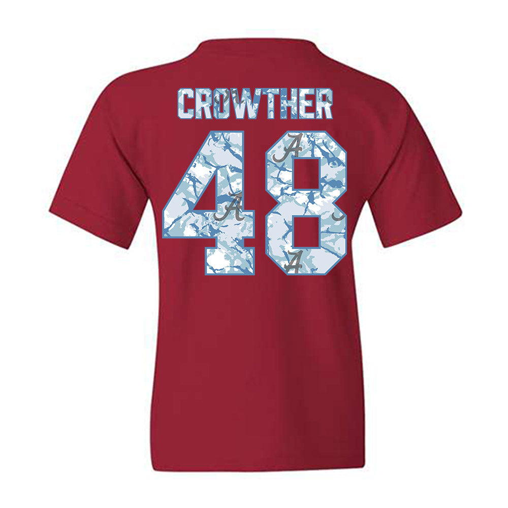 Alabama - NCAA Baseball : Ashton Crowther - Hydrobama™ Youth T-Shirt-1