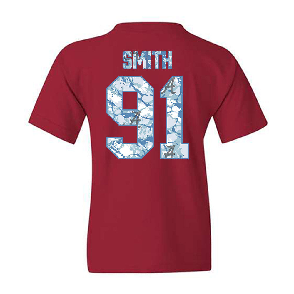 Alabama - NCAA Football : Caleb Smith - Hydrobama™ Youth T-Shirt-1
