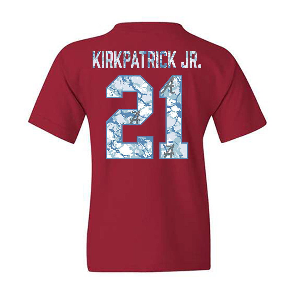 Alabama - NCAA Football : Dre Kirkpatrick Jr. - Hydrobama™ Youth T-Shirt-1