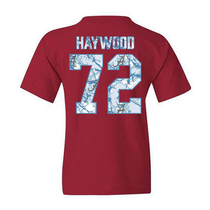 Alabama - NCAA Football : Ty Haywood - Hydrobama™ Youth T-Shirt-1