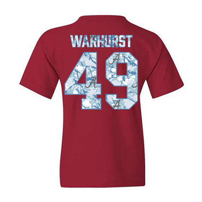 Alabama - NCAA Football : Conner Warhurst - Hydrobama™ Youth T-Shirt-1