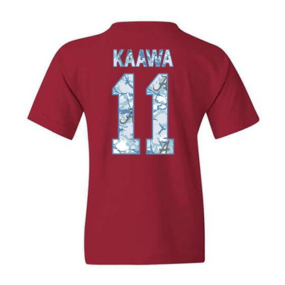 Alabama - NCAA Football : Tayden-Evan Kaawa - Hydrobama™ Youth T-Shirt-1