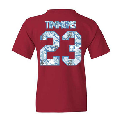 Alabama - NCAA Women's Basketball : Jessica Timmons - Hydrobama™ Youth T-Shirt-1
