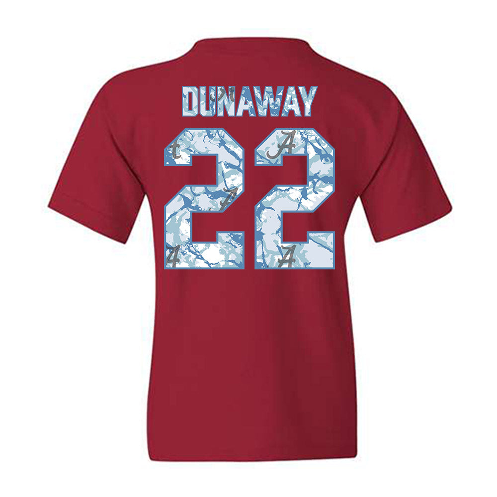 Alabama - NCAA Women's Volleyball : Kyla Dunaway - Hydrobama™ Youth T-Shirt-1