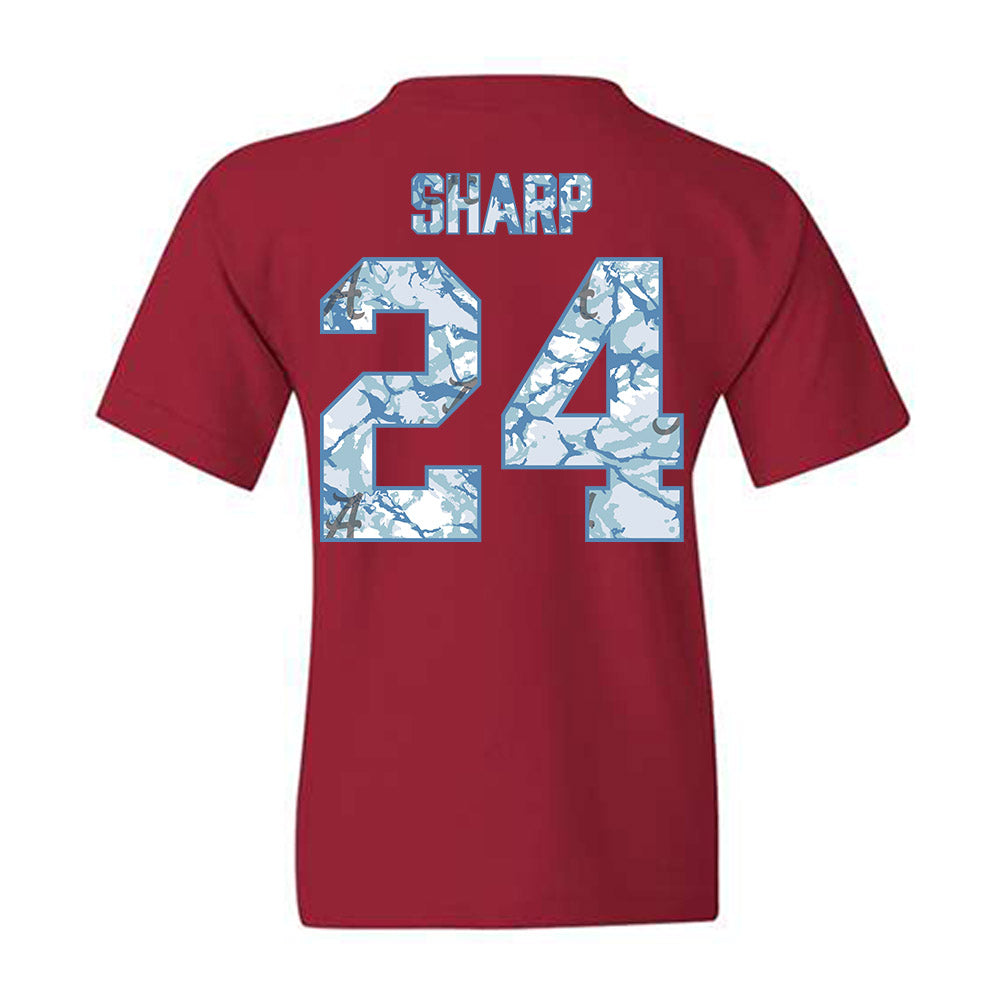 Alabama - NCAA Women's Soccer : Ulla Sharp - Hydrobama™ Youth T-Shirt-1