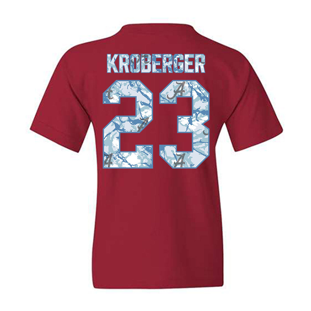 Alabama - NCAA Baseball : Chase Kroberger - Hydrobama™ Youth T-Shirt-1