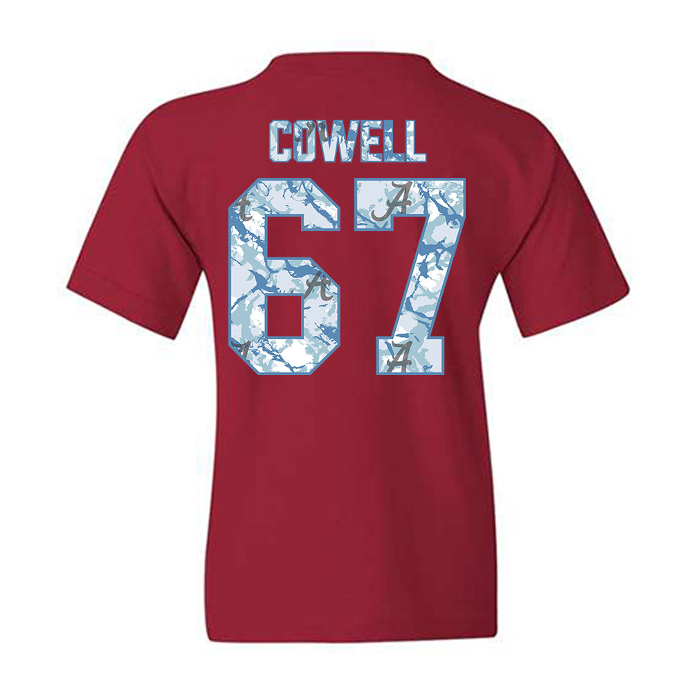 Alabama - NCAA Football : Vince Cowell - Youth T-Shirt-1