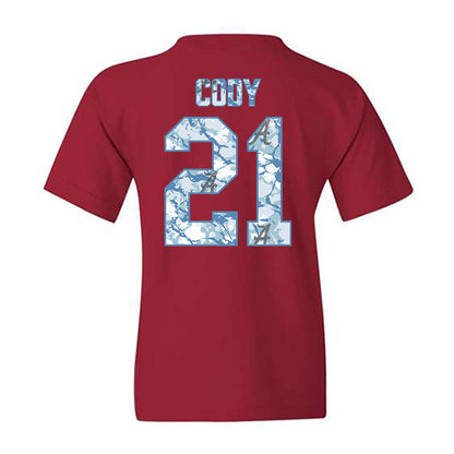 Alabama - NCAA Women's Basketball : Essence Cody - Hydrobama™ Youth T-Shirt-1
