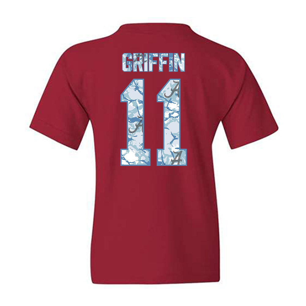 Alabama - NCAA Football : Xavier Griffin - Hydrobama™ Youth T-Shirt-1