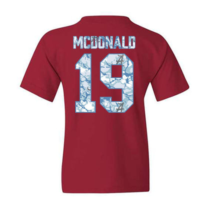 Alabama - NCAA Women's Soccer : Kierson McDonald - Hydrobama™ Youth T-Shirt-1