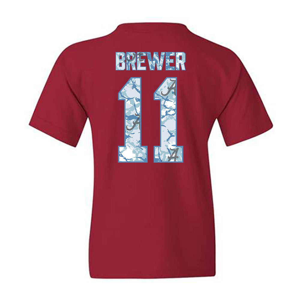 Alabama - NCAA Women's Soccer : Cali Brewer - Hydrobama™ Youth T-Shirt-1