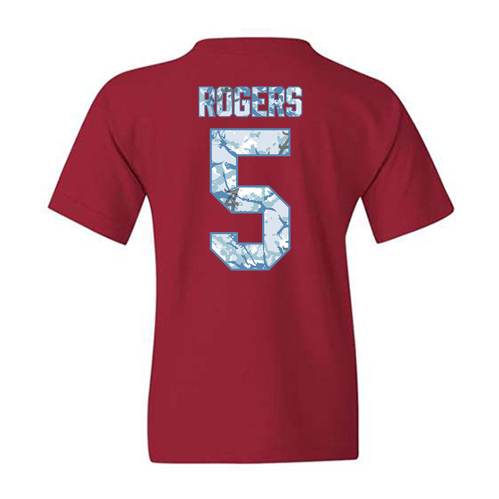 Alabama - NCAA Football : Noah Rogers - Hydrobama™ Youth T-Shirt-1