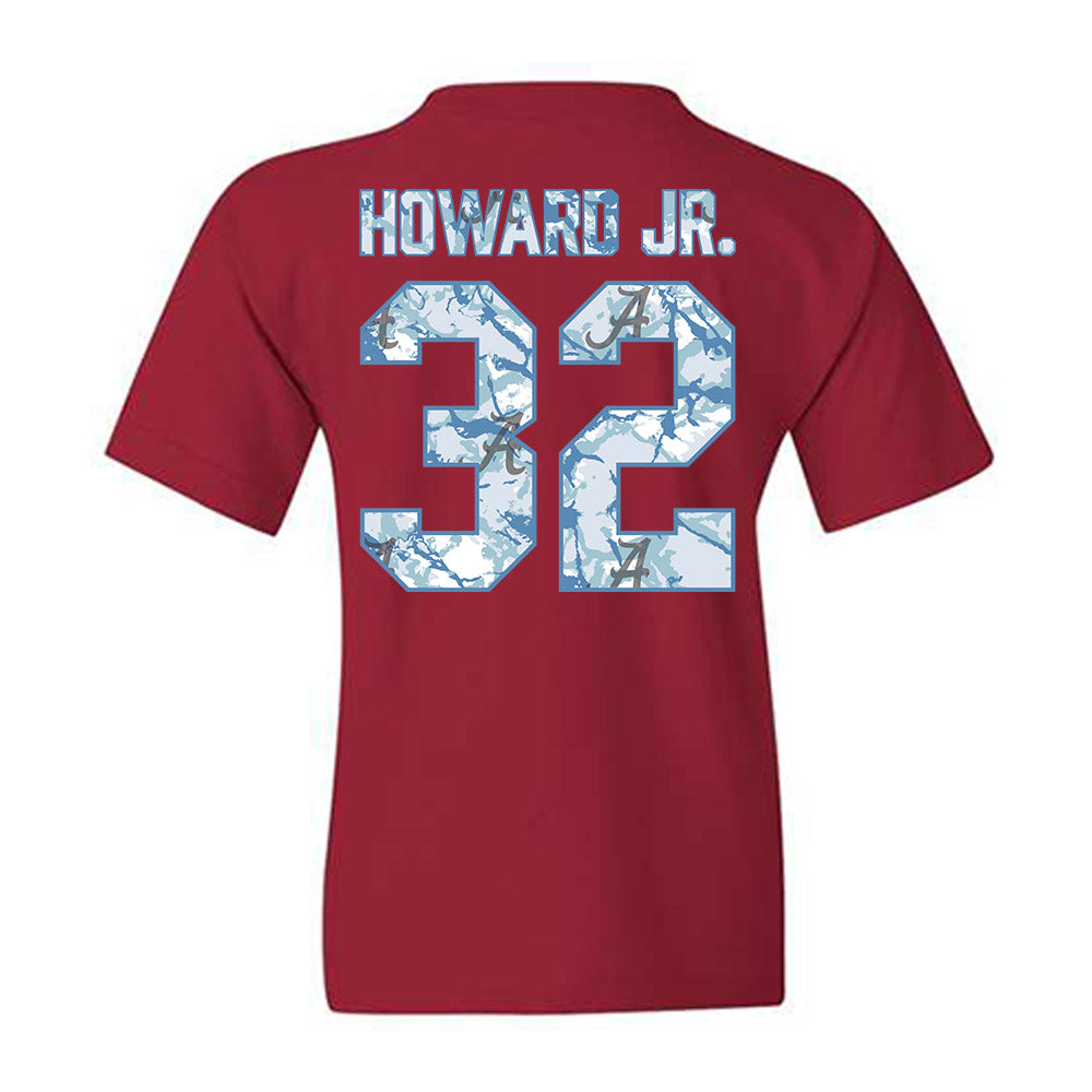 Alabama - NCAA Football : Corey Howard Jr. - Hydrobama™ Youth T-Shirt-1