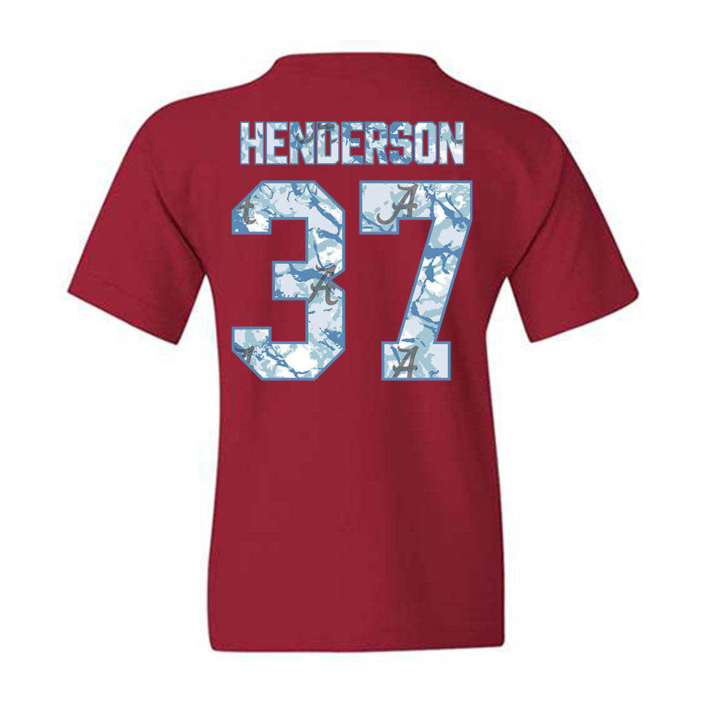 Alabama - NCAA Football : Tyler Henderson - Hydrobama™ Youth T-Shirt-1
