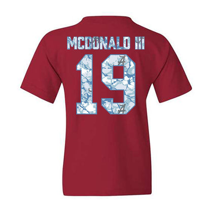 Alabama - NCAA Football : Chuck McDonald III - Hydrobama™ Youth T-Shirt-1