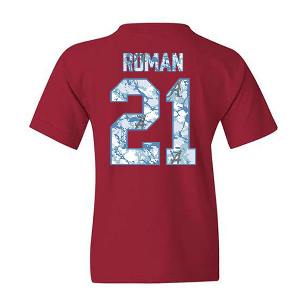 Alabama - NCAA Softball : Ana Roman - Hydrobama™ Youth T-Shirt-1