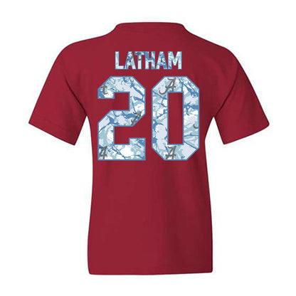 Alabama - NCAA Football : Jah-Marien Latham - Youth T-Shirt-1