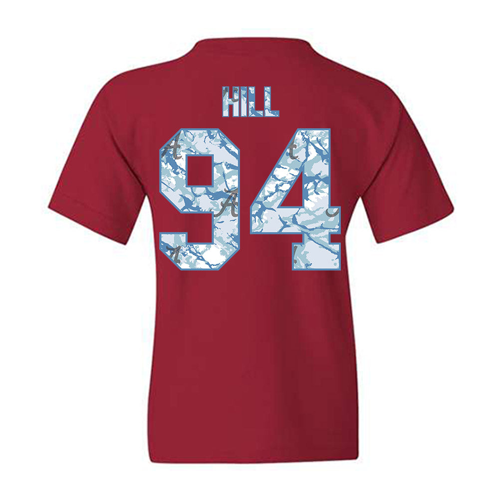 Alabama - NCAA Football : Edric Hill - Youth T-Shirt-1