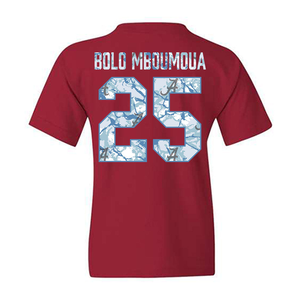 Alabama - NCAA Football : Steve Bolo Mboumoua - Hydrobama™ Youth T-Shirt-1