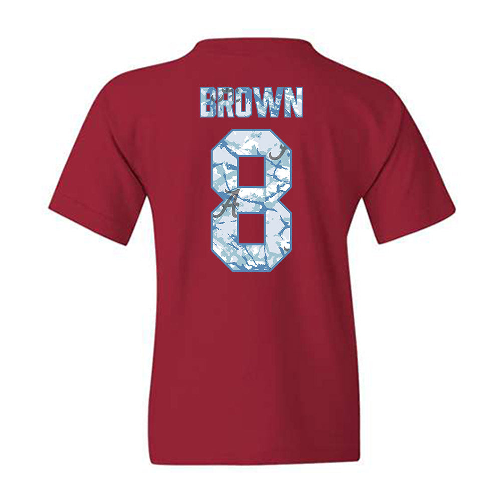 Alabama - NCAA Women's Volleyball : Lindsey Brown - Hydrobama™ Youth T-Shirt-1