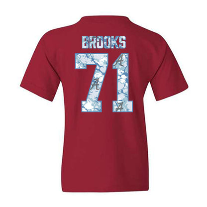 Alabama - NCAA Football : Nick Brooks - Hydrobama™ Youth T-Shirt-1