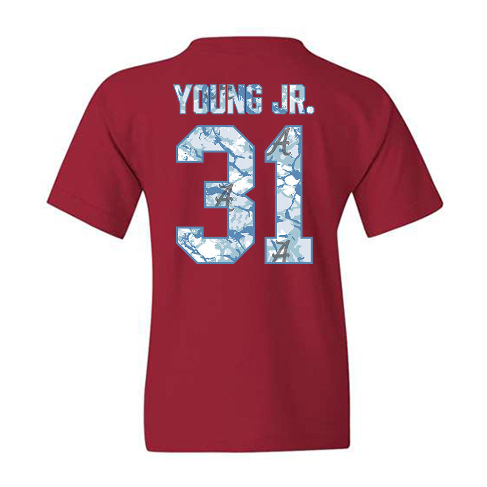 Alabama - NCAA Baseball : Jon Young Jr. - Hydrobama™ Youth T-Shirt-1