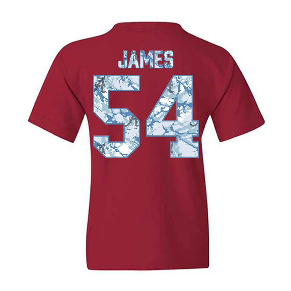 Alabama - NCAA Football : Jayvin James - Hydrobama™ Youth T-Shirt-1