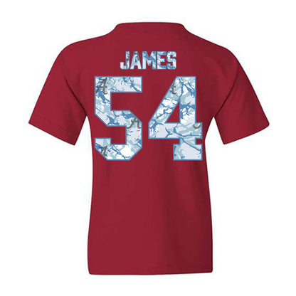 Alabama - NCAA Football : Jayvin James - Hydrobama™ Youth T-Shirt-1