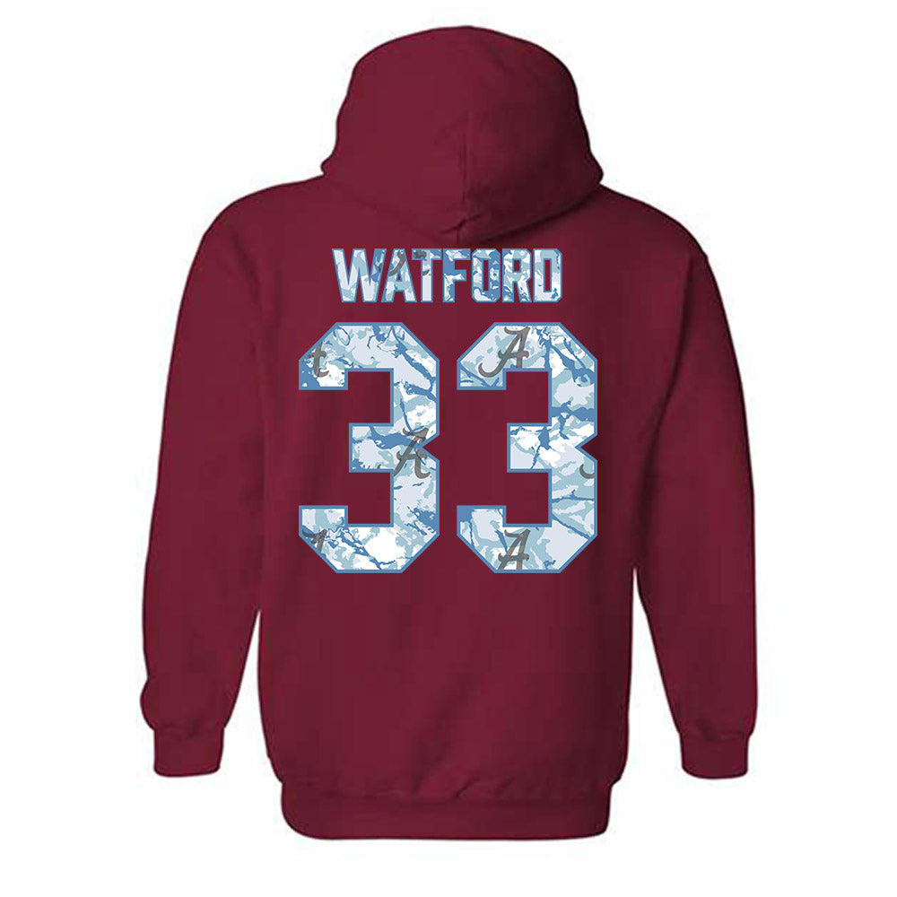 Alabama - NCAA Football : Adam Watford - Hydrobama™ Hooded Sweatshirt-1