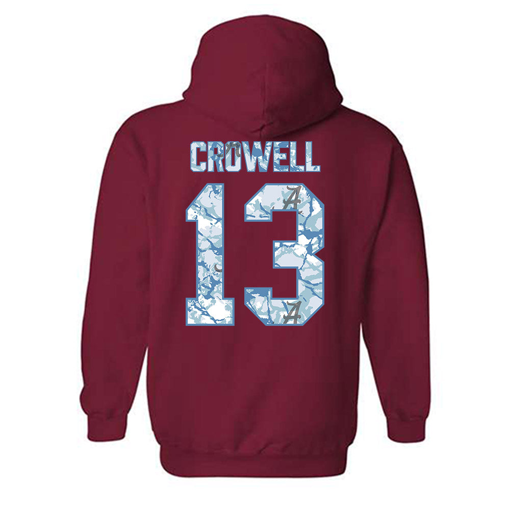 Alabama - NCAA Football : EJ Crowell - Hydrobama™ Hooded Sweatshirt-1