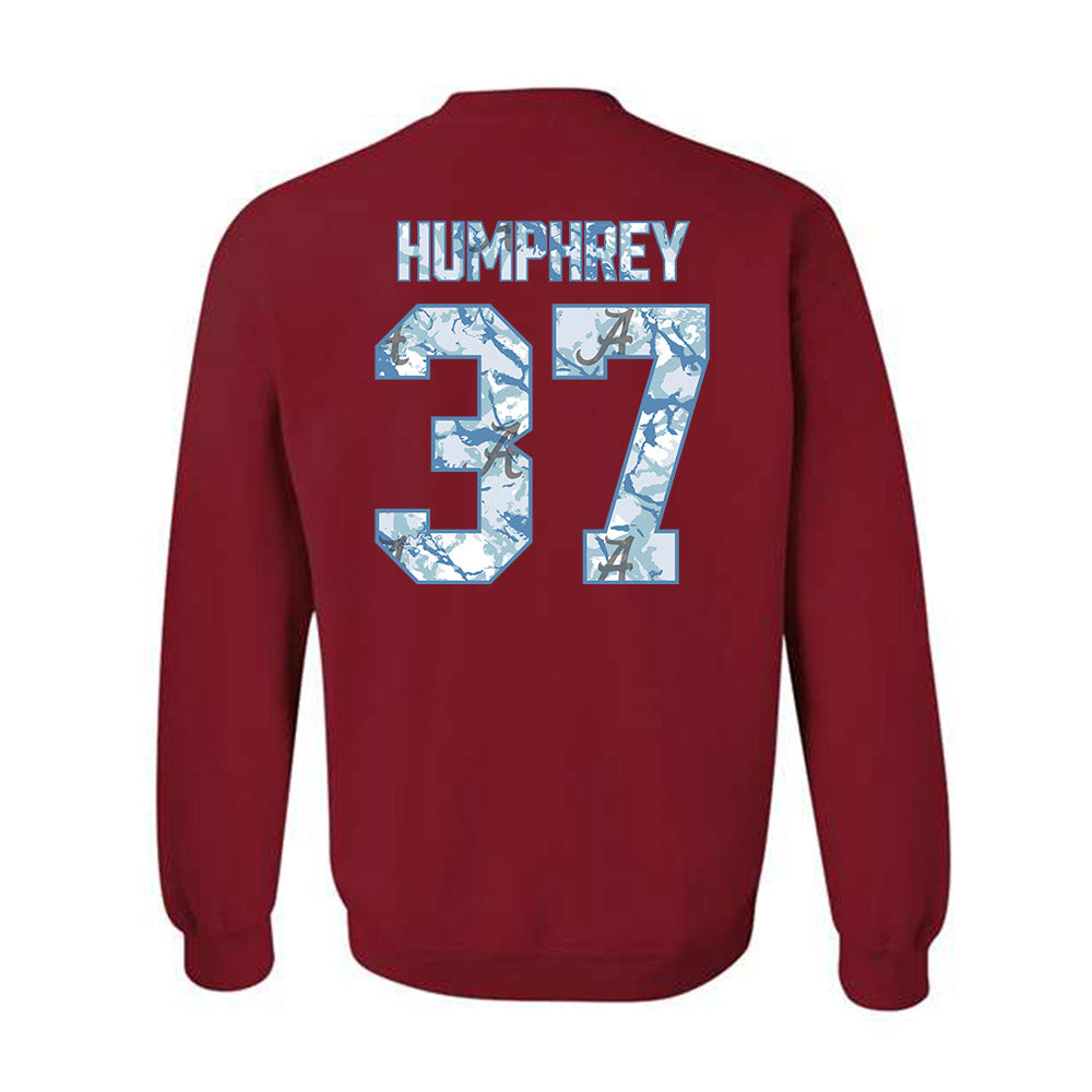 Alabama - NCAA Baseball : Kaden Humphrey - Hydrobama™ Crewneck Sweatshirt-1