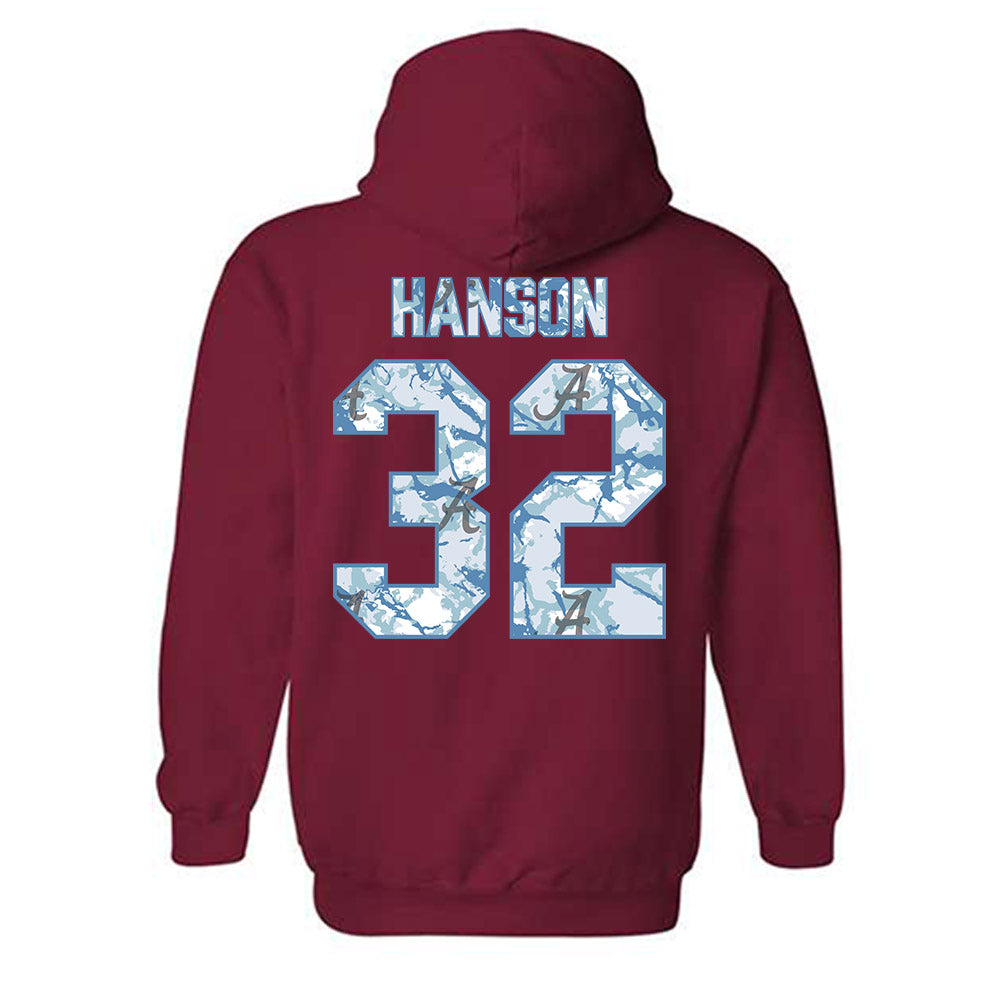 Alabama - NCAA Football : Griffin Hanson - Hydrobama™ Hooded Sweatshirt-1