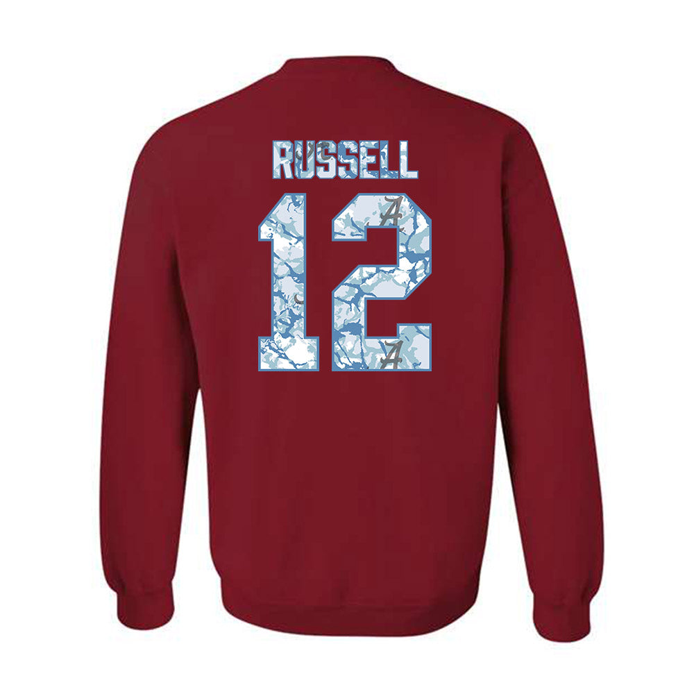 Alabama - NCAA Football : Keelon Russell - Crewneck Sweatshirt-1