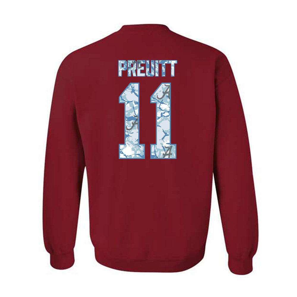 Alabama - NCAA Softball : Larissa Preuitt - Hydrobama™ Crewneck Sweatshirt-1