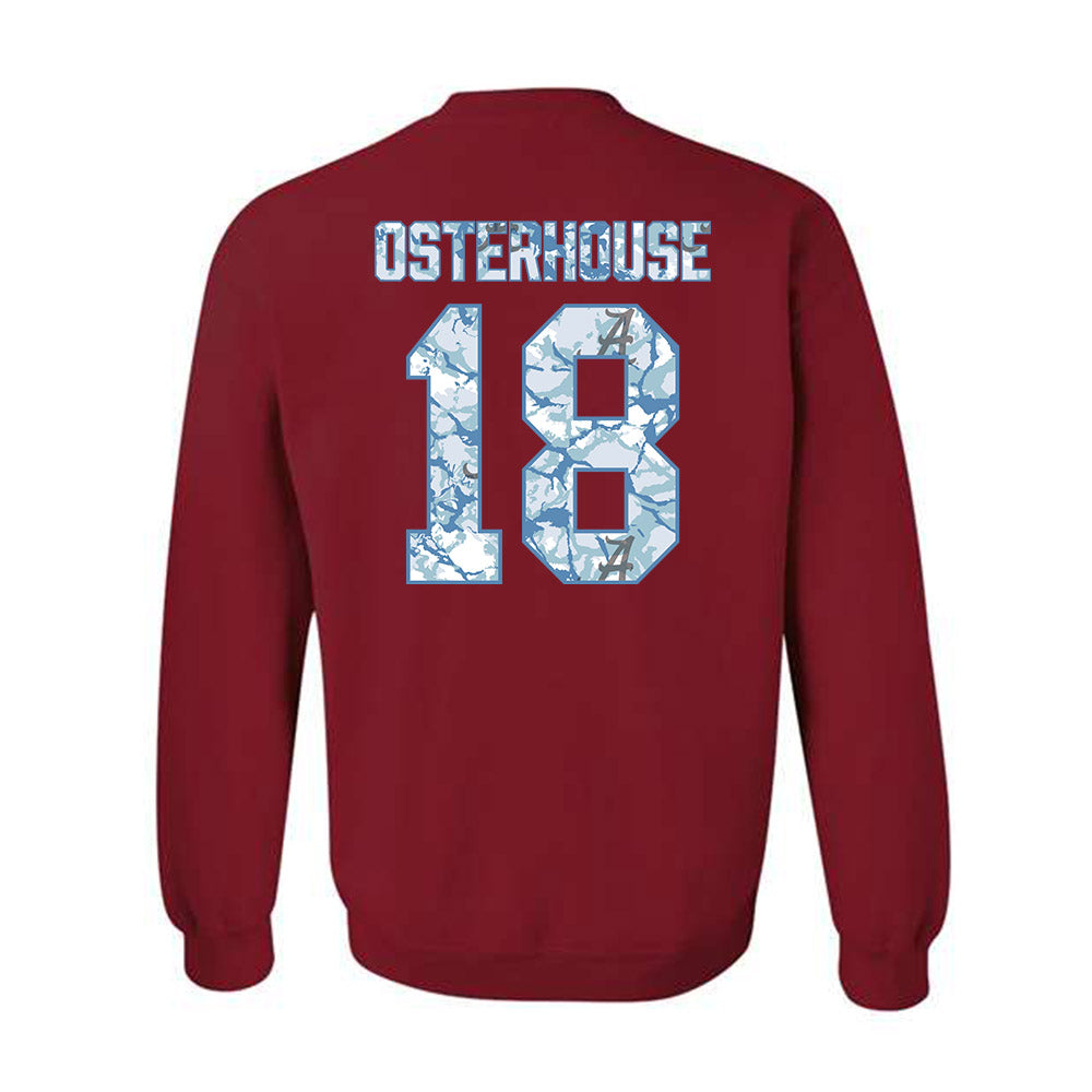 Alabama - NCAA Baseball : Justin Osterhouse - Hydrobama™ Crewneck Sweatshirt-1