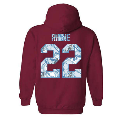 Alabama - NCAA Baseball : Will Rhine - Hydrobama™ Hooded Sweatshirt-1