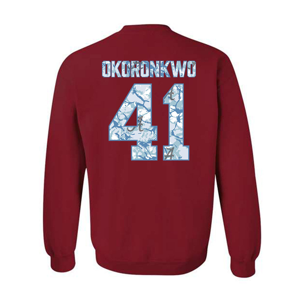 Alabama - NCAA Football : Justin Okoronkwo - Crewneck Sweatshirt-1