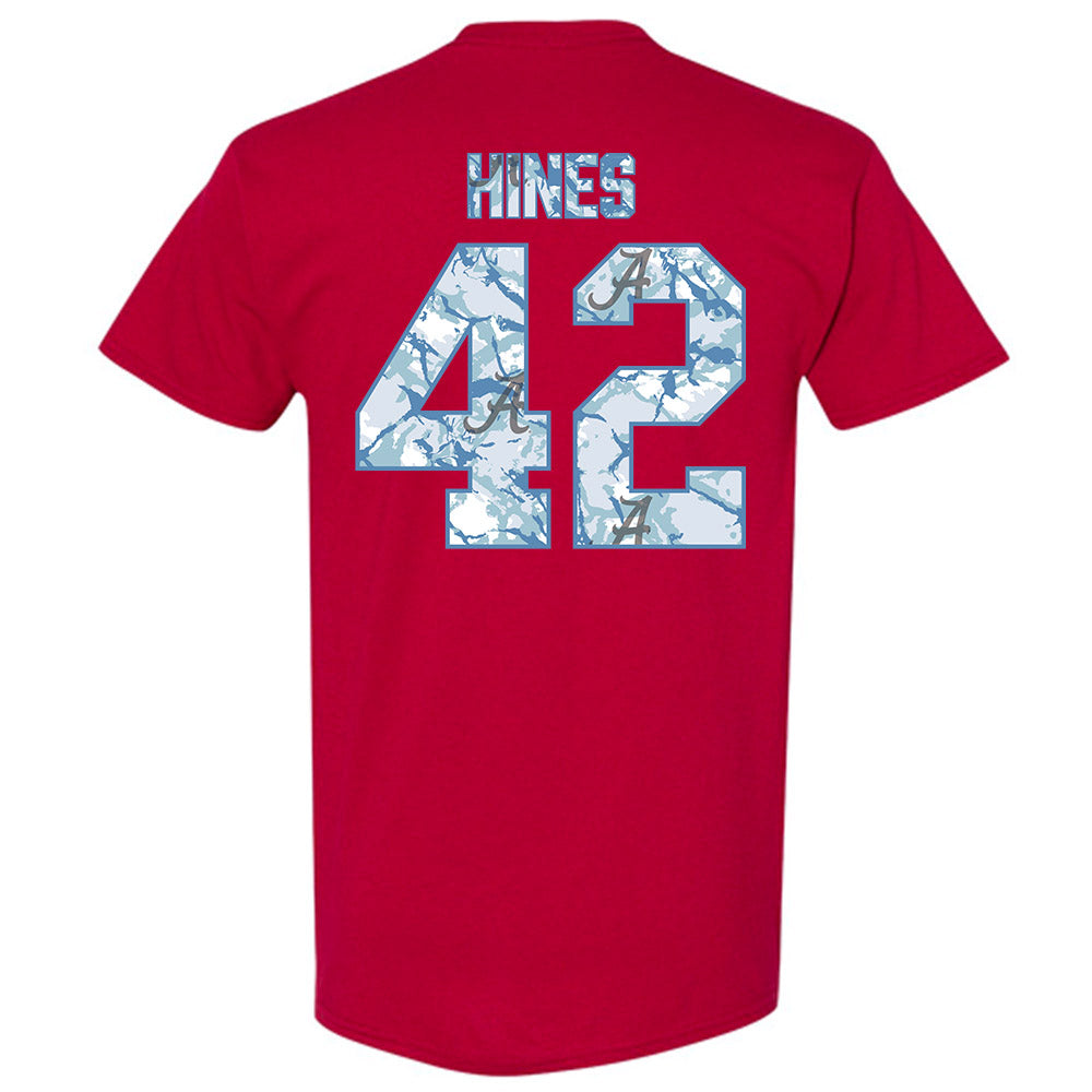 Alabama - NCAA Baseball : Eric Hines - Hydrobama™ T-Shirt-1
