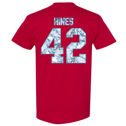 Alabama - NCAA Baseball : Eric Hines - Hydrobama™ T-Shirt-1