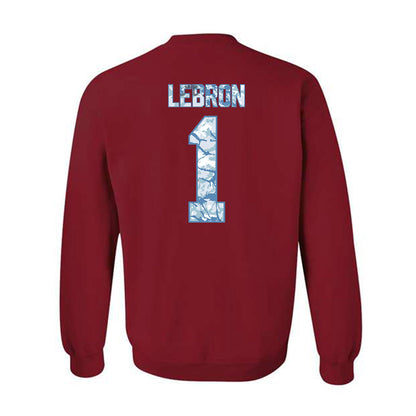 Alabama - NCAA Baseball : Justin Lebron - Hydrobama™ Crewneck Sweatshirt-1
