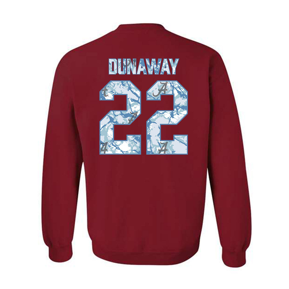 Alabama - NCAA Women's Volleyball : Kyla Dunaway - Hydrobama™ Crewneck Sweatshirt-1