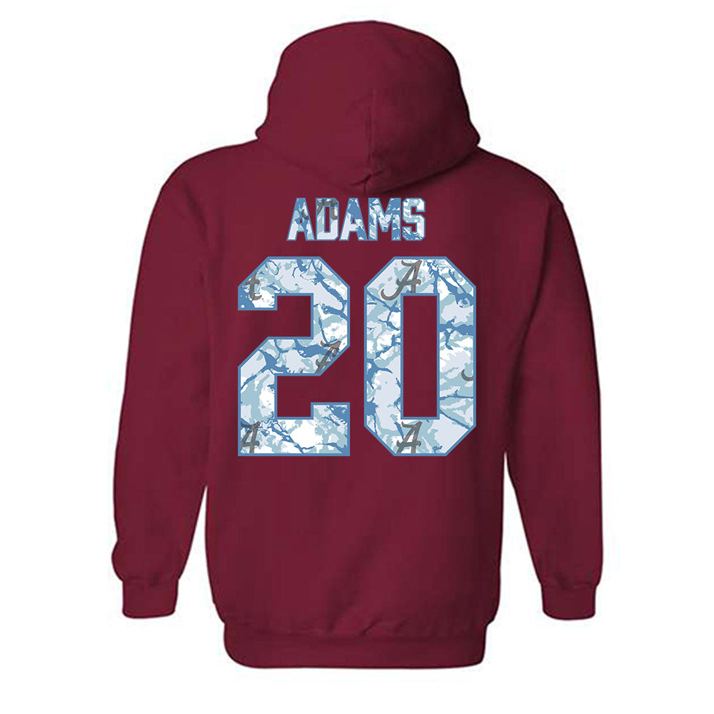 Alabama - NCAA Baseball : Zane Adams - Hydrobama™ Hooded Sweatshirt-1