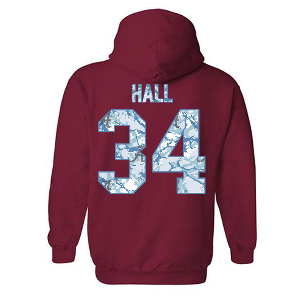 Alabama - NCAA Football : Zay Hall - Hydrobama™ Hooded Sweatshirt-1