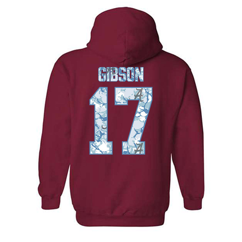 Alabama - NCAA Football : Zyan Gibson - Hydrobama™ Hooded Sweatshirt-1