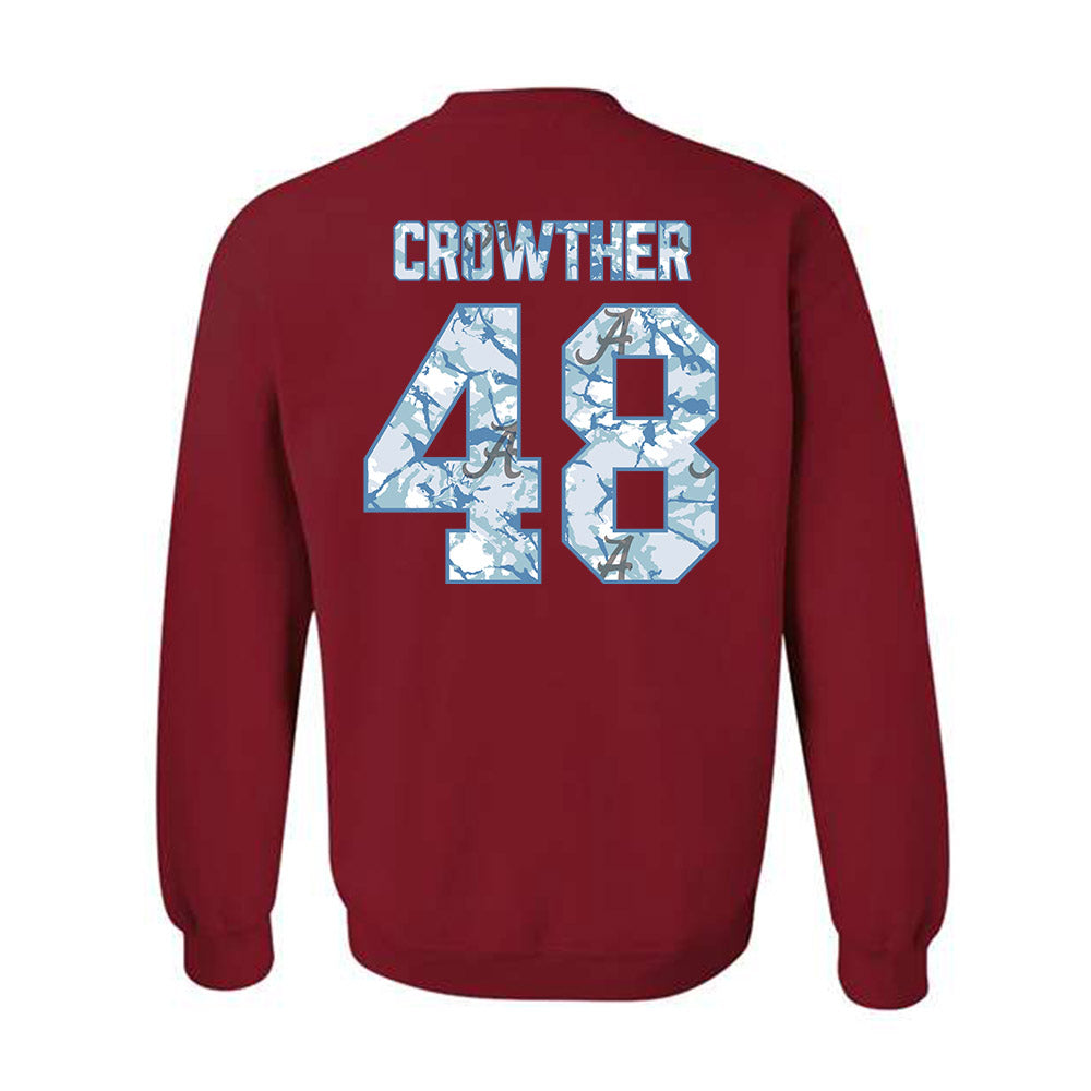 Alabama - NCAA Baseball : Ashton Crowther - Hydrobama™ Crewneck Sweatshirt-1