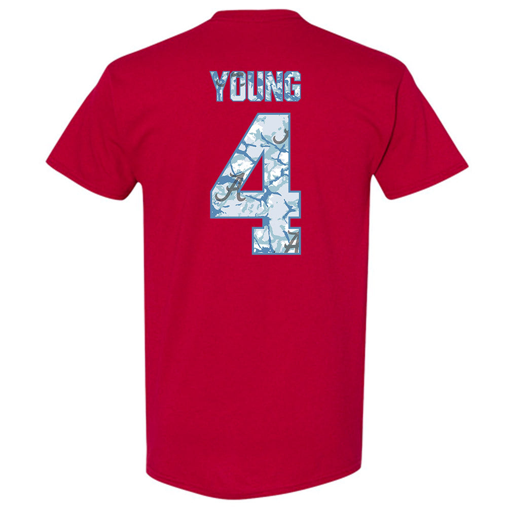 Alabama - NCAA Softball : Jena Young - Hydrobama™ T-Shirt-1