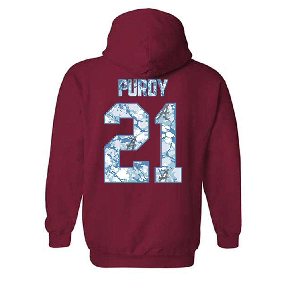 Alabama - NCAA Baseball : Andrew Purdy - Hydrobama™ Hooded Sweatshirt-1