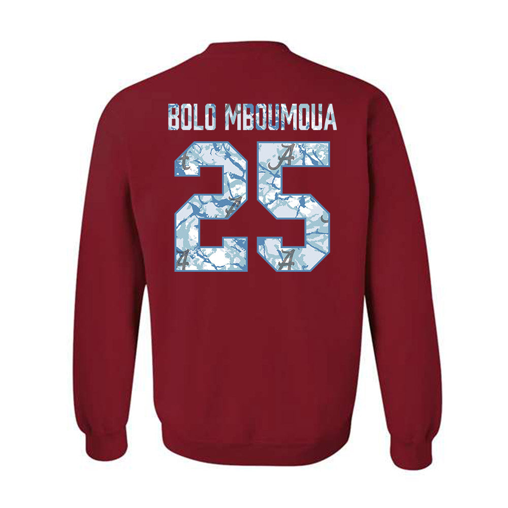 Alabama - NCAA Football : Steve Bolo Mboumoua - Hydrobama™ Crewneck Sweatshirt-1